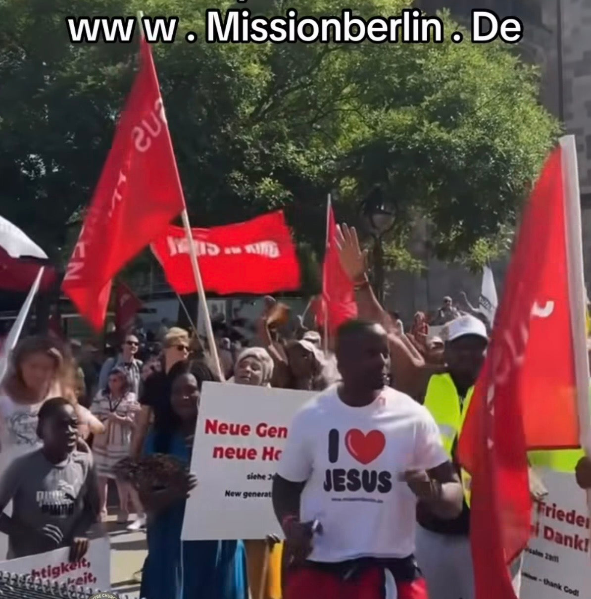 Jesus Marsch T-Shirt